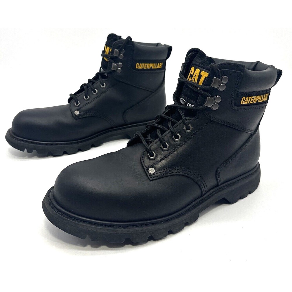 Cat Footwear Men's Size 10.5 M Second Shift Steel Toe Construction Boot Black
